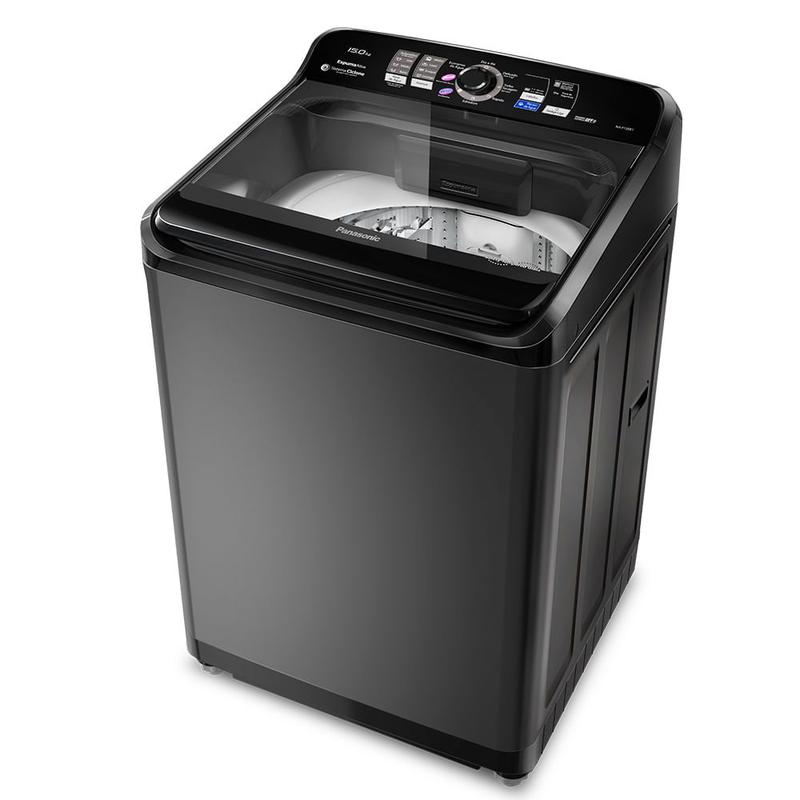 Lavadora de Roupas Panasonic 15Kg Titânio com 08 Programas de